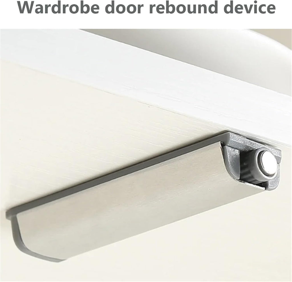 5/20pcs Door Stopper Cabinet Catches Stainless Steel Push to Open Drawer Soft Quiet Closer Touch Damper Buffer Furniture(20pcs)