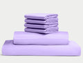 100% Egyptian Long Staple Cotton Bedsheet Set, 800 Thread Count, 6-PC Sheets Set, Lilac Color, Queen Size, 15 Inch Deep Pocket of Fitted Sheet, Soft Sateen Weave Breathable