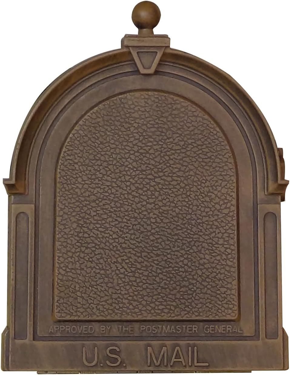 Special Lite Berkshire Curbside Mailbox - Copper Aluminum Mailbox for Post Mount - SCB-1015-CP