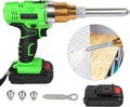 26V Cordless Electric Rivet Gun, 2.4Mm-5.0Mm Portable Rechargeable Blind Riveter with Led Light 2* Battery