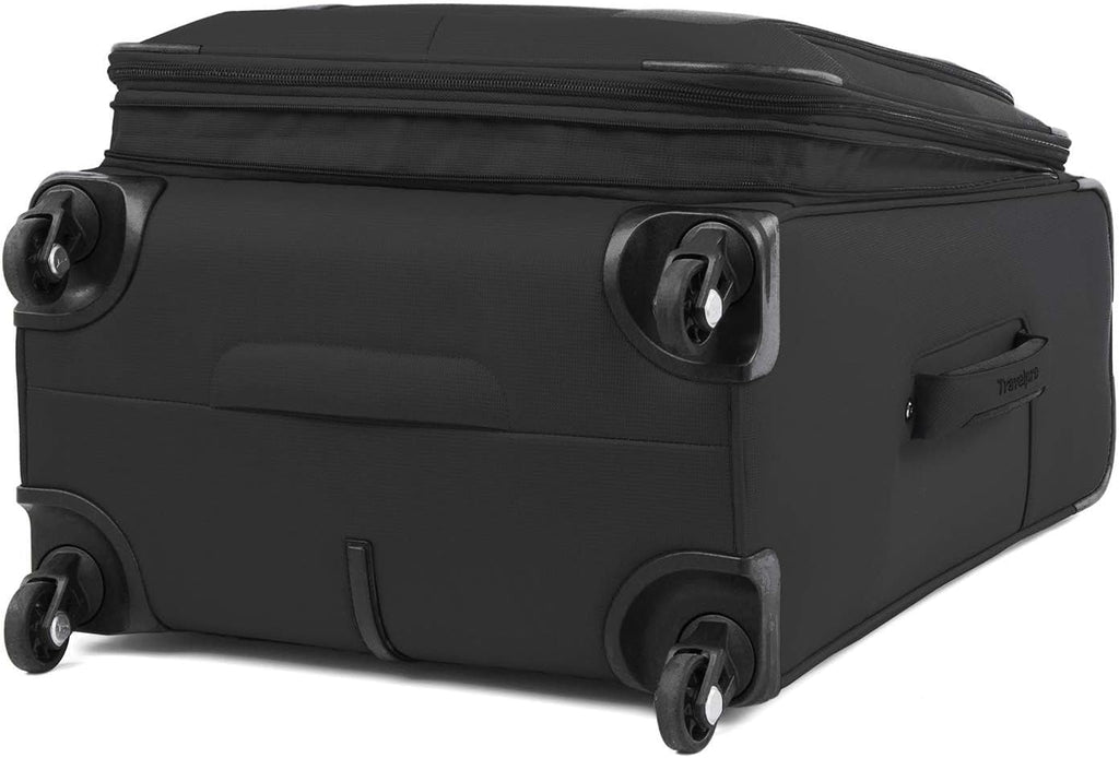 Travelpro Maxlite 5 Softside Expandable Luggage with 4 Spinner Wheels, Lightweight Suitcase, Men and Women, Black, 2-Piece Set (21/25)