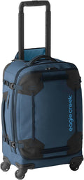 Eagle Creek Gear Warrior XE 4-Wheel Carry-On Luggage for Travel Essentials - Smooth Rolling Wheels - Lockable Zippers - Interior Laptop Sleeve - 22.75' - Blue Jay