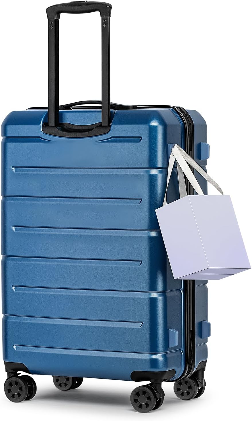 KYME Luggage Sets 2 Piece Suitcase Set Hardshell 20 inch/24 inch Luggage with Spinner Wheels Hardside PC+ABS Checked Large Suitcase with TSA Lock for Men Women Blue
