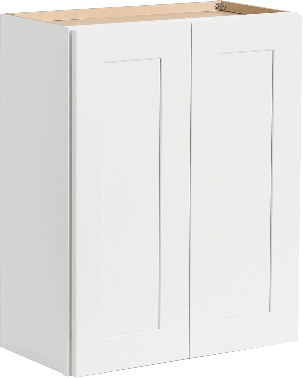 Solid Wood Wall-Mounted Medicine Cabinet, Kitchen Wall - Cabinet, Bathroom Cabinet Wall Mounted with Adjustable Shelves, 2 Doors Wall Calbinet (White, 33' W x 36' H x 12' D)