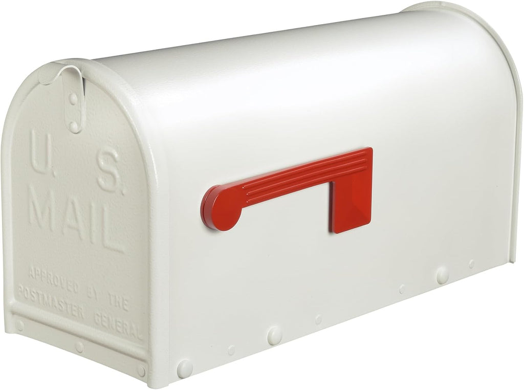 Janzer Post with Mailbox (White Post with White Mailbox)