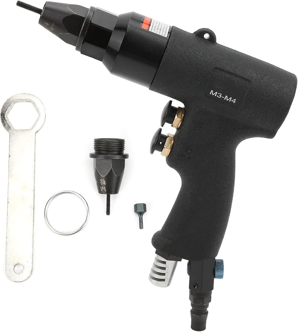Pneumatic Air Riveter, M3M4 KP-737B Alloy Steel Riveting Pull Pliers Gun Pulling Rivets Machine Tool