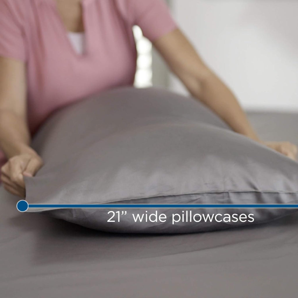 MyPillow Giza Dreams Bed Sheets, 100% Certified Giza Egyptian Cotton, Deep Pocket, Sateen Weave [King, Sage]