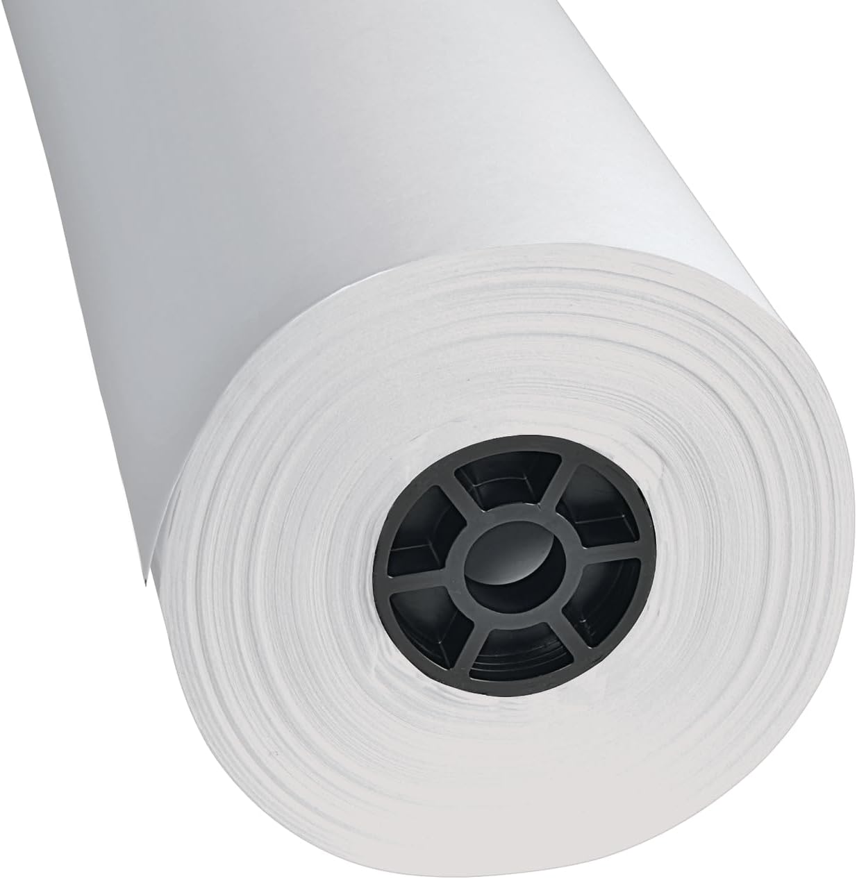 Colorations Dual Surface Paper Roll Classroom Supplies for Arts and Crafts White (36' x 1000') (Item # DSWH)
