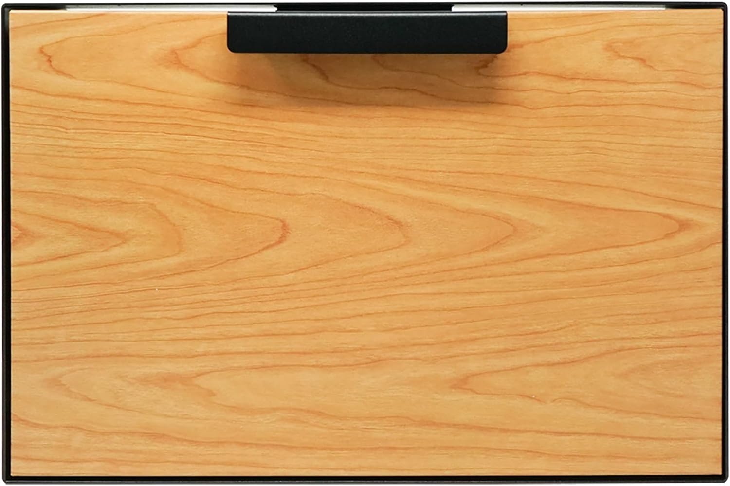 Movo Home Wall Mount Mailbox, Modern Wood Mailbox for House Allen