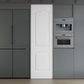 WINSTELLAR 24 x 80 2-Panel Molded Slab Doors Interior, Solid Core Bedroom Doors for Home, Closet, Bathroom, Pantry as Prehung, Pocket, French, Barn Door Slab, Paintable White Door Panel Swing Shaker
