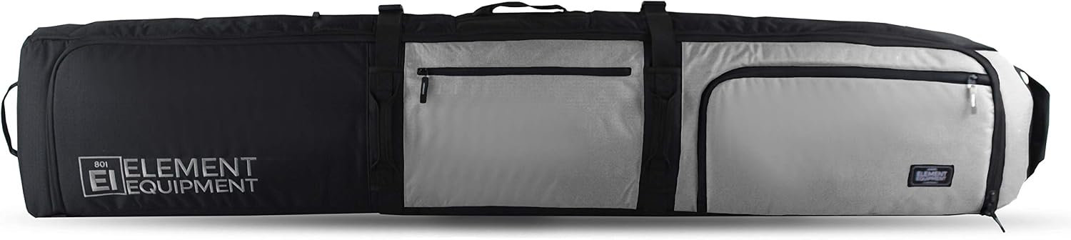 Element Equipment Wheeled Padded Ski Bag Ultimate Double - Premium High End Double Roller Travel Bag