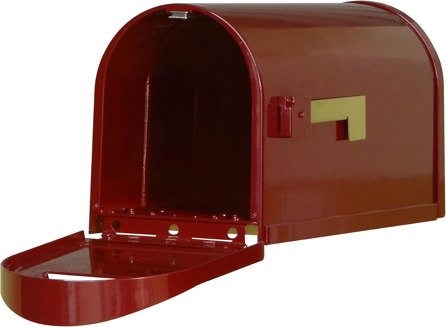 Special Lite Modern Dylan Curbside Mailbox - Wine Aluminum Mailbox for Post Mount - SCD-1008-WIN