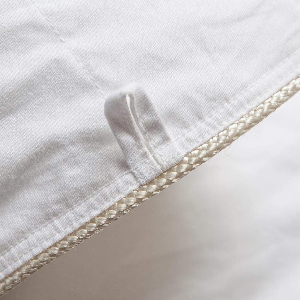 Full Size 1500 Thread-Count Siberian Goose Down Comforter, 100% Egyptian Cotton, White, 750FP & 50Oz