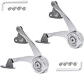 2 Pieces 6102 Lid Support Hinges,Randomly Stop Door Hinges,Adjustable Metal Lift and Up Hinges Cabinet Door Support Hinge