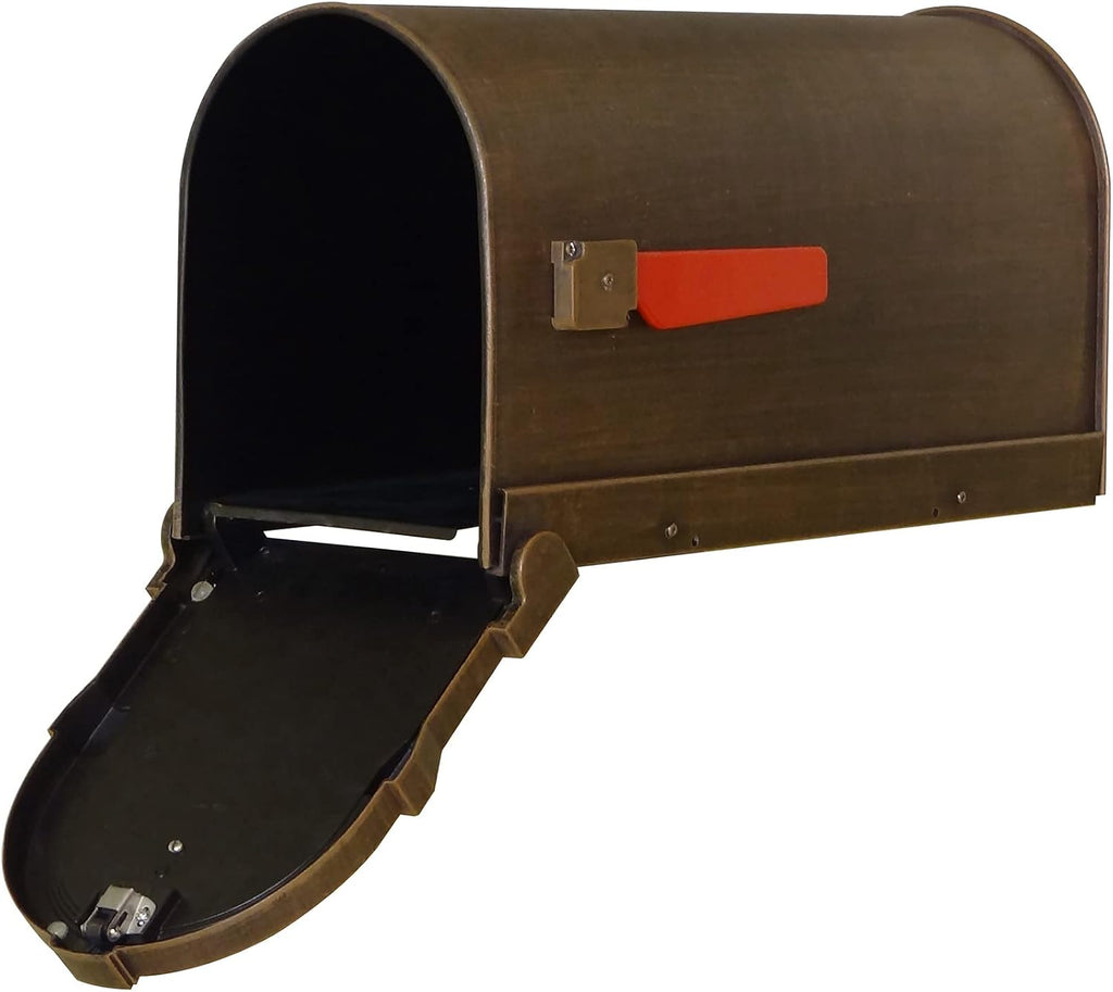 Special Lite Savannah Curbside Mailbox - Copper Aluminum Mailbox for Post Mount - SCS-1014-CP