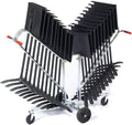 NPS Modern Steel Metal Dolly for 20 Melody Music Stands in Zinc Silver
