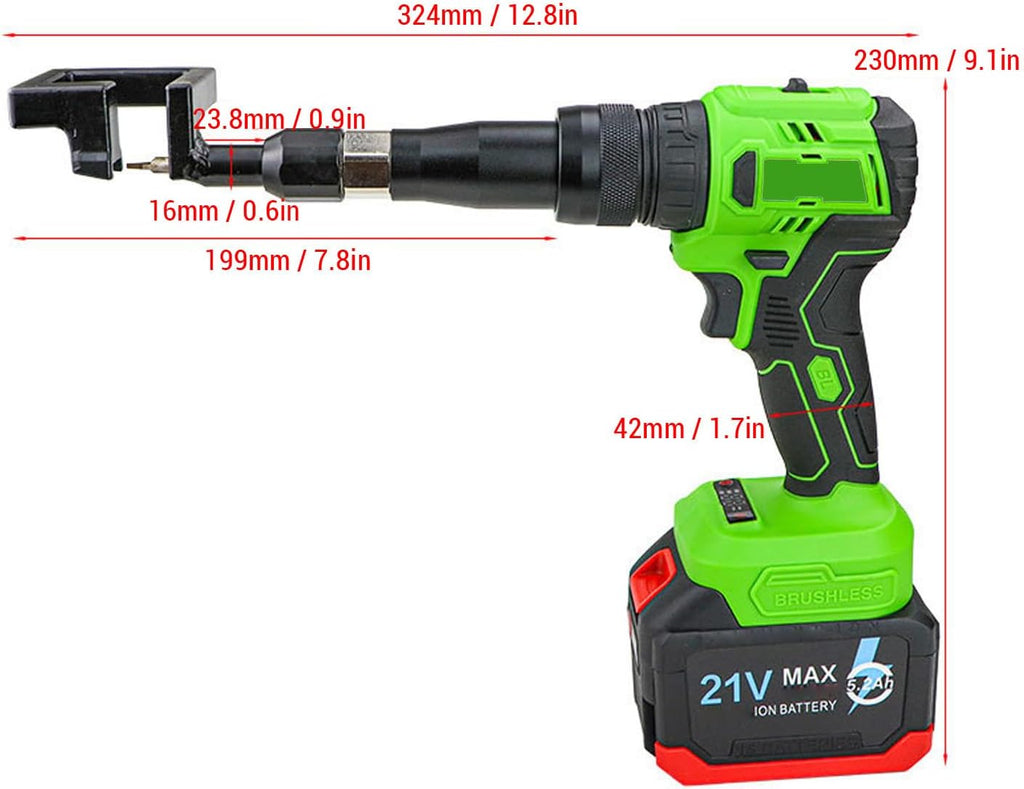 Light Steel Keel Pliers, One Key Riveting Keel Clamp Punching Gun for Plastic Metal Leather