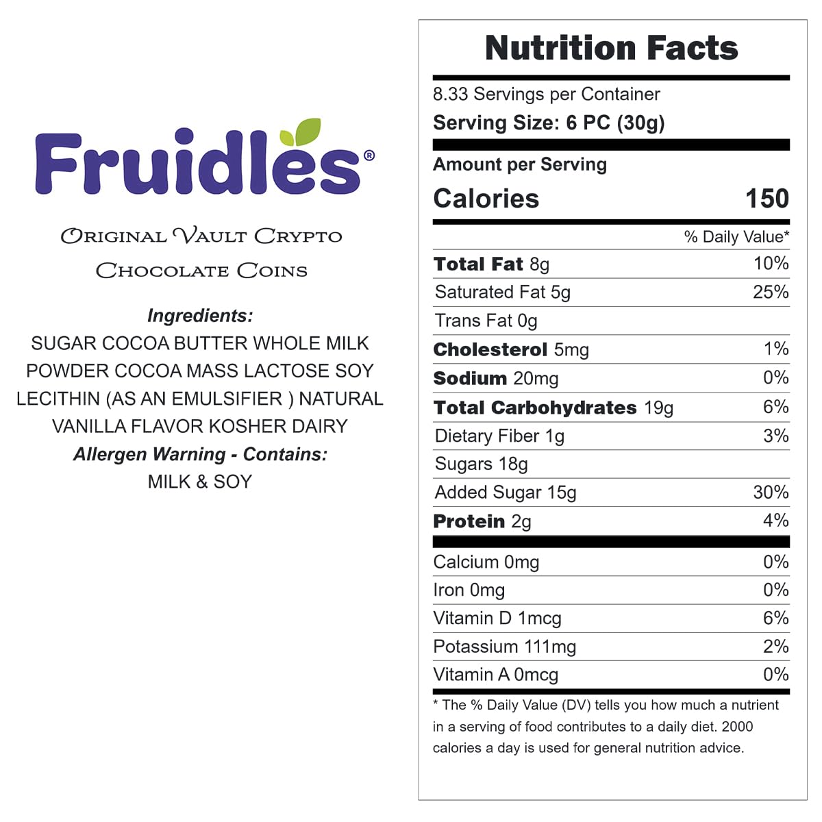 Original Vault Crypto Chocolate Coins, Made with Premium Belgian Chocolate, Gluten-Free, Non-GMO, Kosher Certified Dairy (10 Pounds (Bulk))
