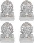 Post Cap Fence Post Cap, Acorn Top Fence Finials, Aluminum Railing Cover for Villa Stair, Mailbox, Deck, Dock, Piling Caps, 4 pcs,100x100mm