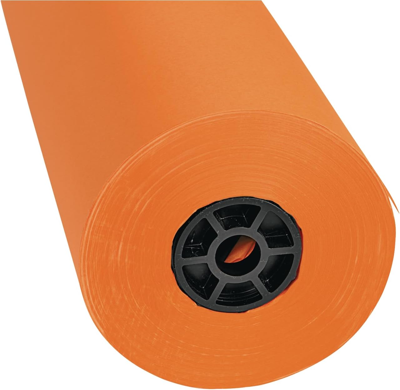 Colorations Arts and Crafts Paper Roll - Orange, Dual Surface, Finger Paints, Painting, Watercolors, Acrylic Paints, Wall Art, Bulletin Board Paper, Kids Crafts (Item # DSOR), 36' x 1000' (1 Roll)