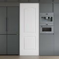 WINSTELLAR 30 x 80 2-Panel Molded Slab Doors Interior, Solid Core Bedroom Doors for Home, Closet, Bathroom, Pantry as Prehung, Pocket, French, Barn Door Slab, Paintable White Door Panel Swing Shaker