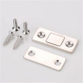 2pcs,Set Magnetic Cabinet Catches Magnet Door Stops Hidden Closer with Screw for Closet Cupboard