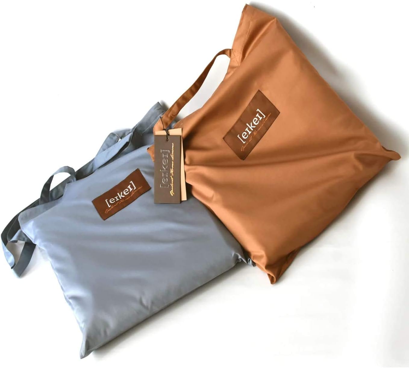 Eikei Solid Color Duvet Cover 120x98-inch Luxury Bedding Set 400 Thread Count Egyptian Cotton Long Staple Sateen Weave Breathable Silky Soft Pima Premium Quality Bed Linen (Super King, Copper)