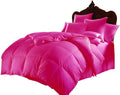 Queen Comforter Set Egyptian Cotton 1000 Series Hot Pink 400 GSM Queen Size Comforter Set (Comforter + 2 Pillowcases) Comforter for Queen Size Bed
