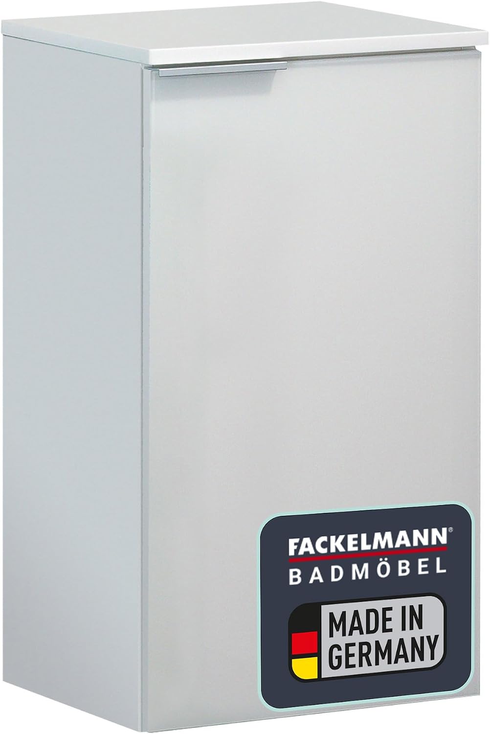 Fackelmann Kara Bianco 80918 Cabinet 1 Door Hinged Right 1 Shelves WxHxD: 40.5 x 70 x 32 cm