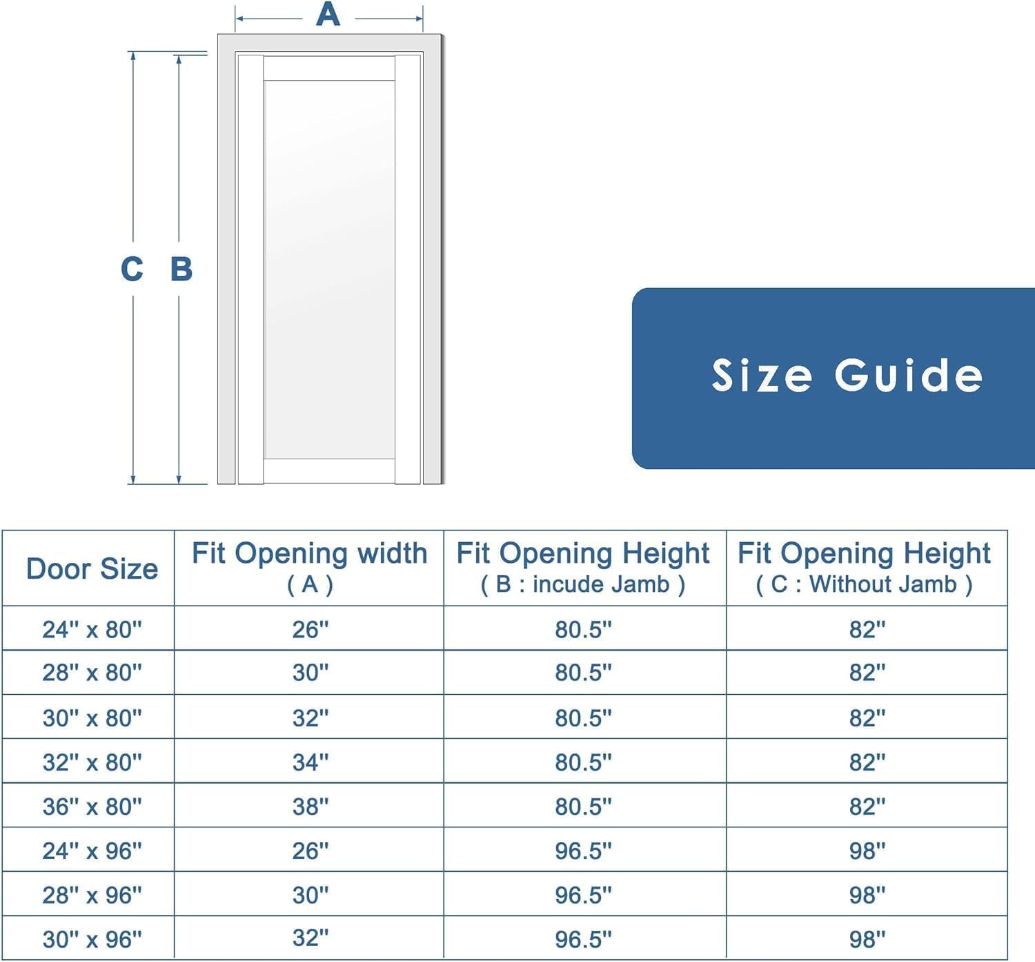 WINSTELLAR 24 x 80 2-Panel Molded Slab Doors Interior, Solid Core Bedroom Doors for Home, Closet, Bathroom, Pantry as Prehung, Pocket, French, Barn Door Slab, Paintable White Door Panel Swing Shaker