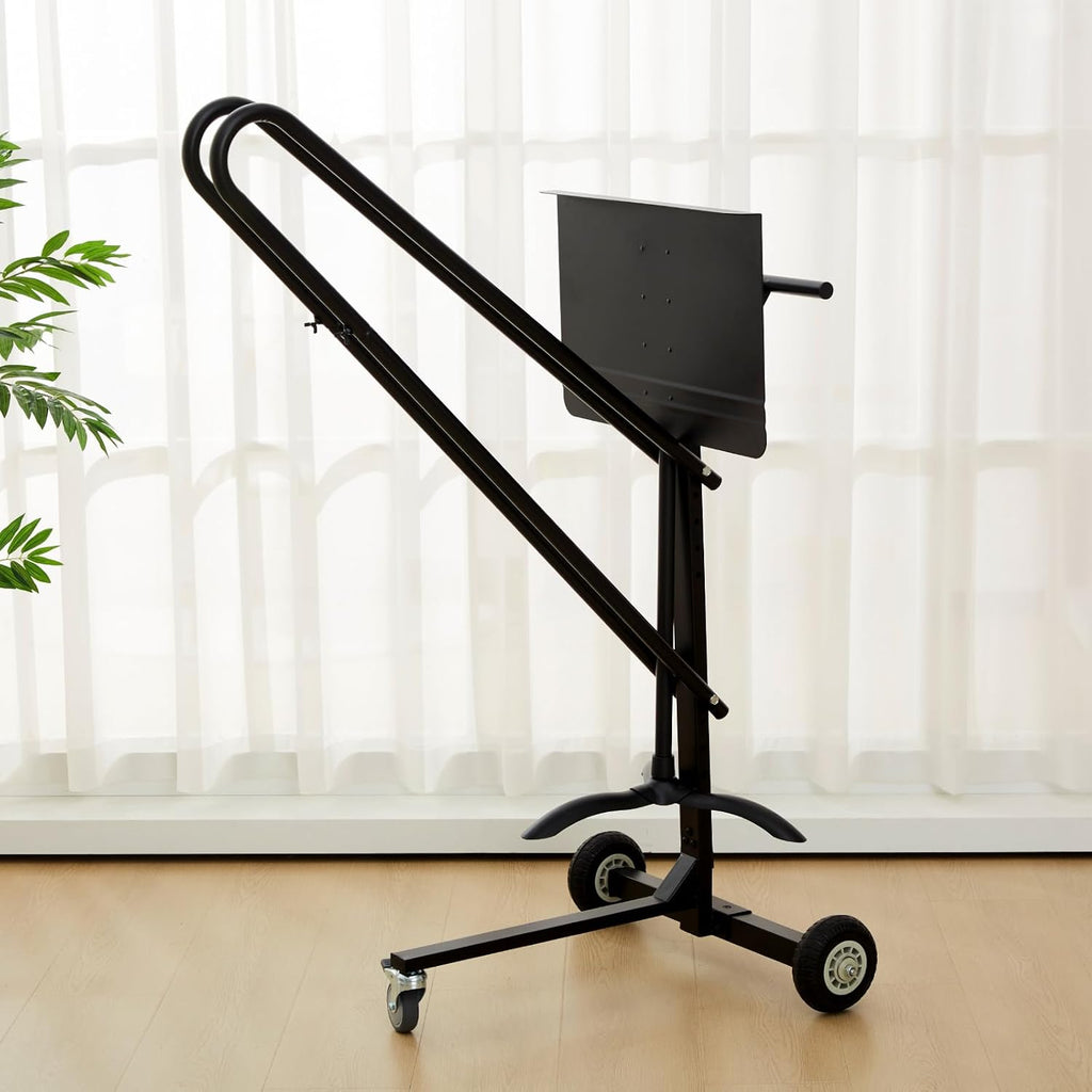 Aurelema Music Stand Storage Cart for 8 Melody Music Stands Metal Portable