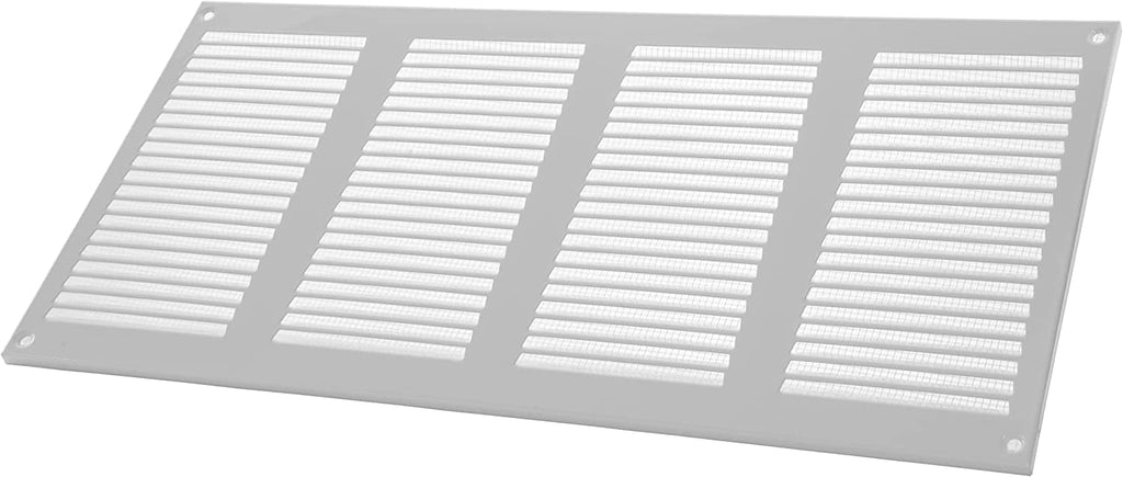 Vent Systems 16' x 8' Inch (Overall Dimensions) Pack of 10 - White - Air Vent Cover Metal Air Return Grill with Built-in Mesh Guard Screen HVAC Vent Duct Cover for Home Improvement