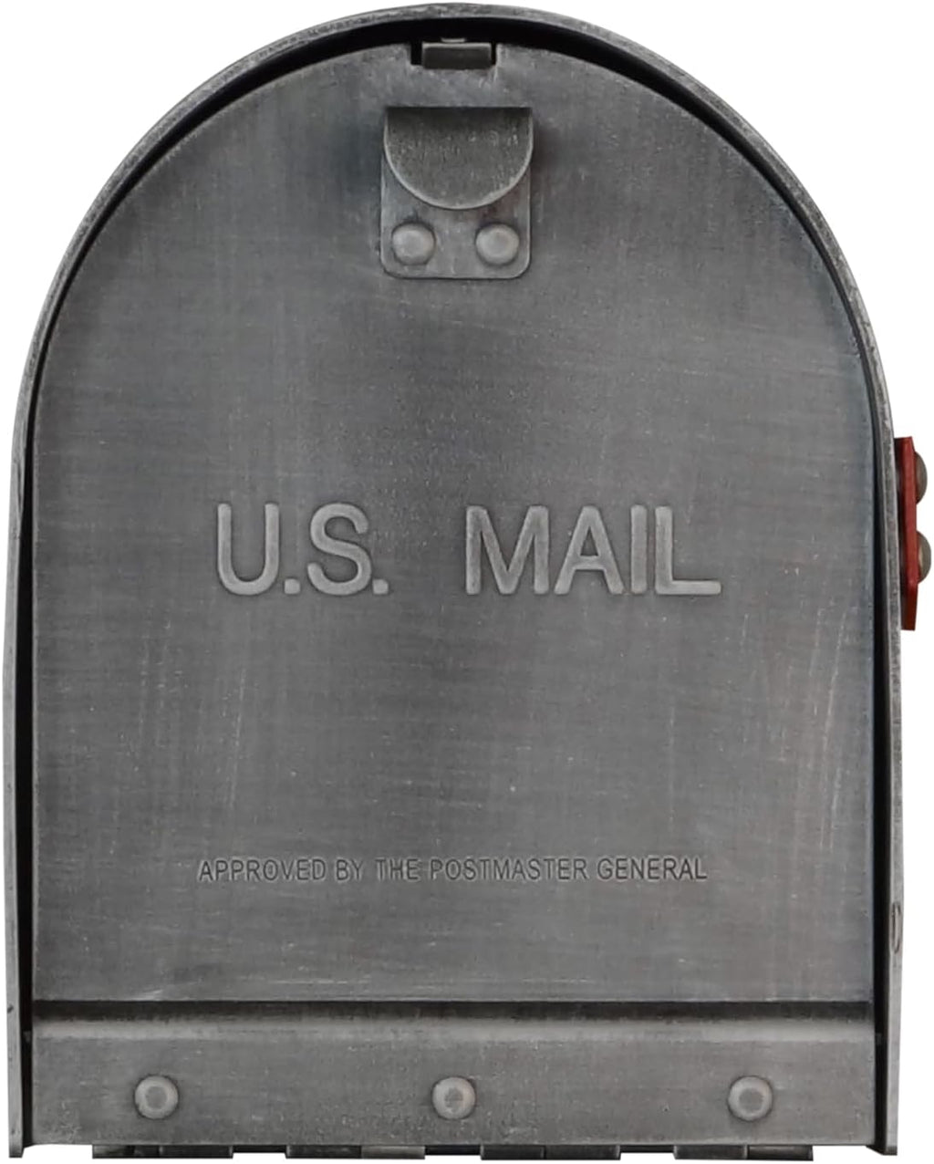 Special Lite Titan Steel Curbside Mailbox - Swedish Silver Steel Mailbox for Post Mount - SCH-1016-S-SW