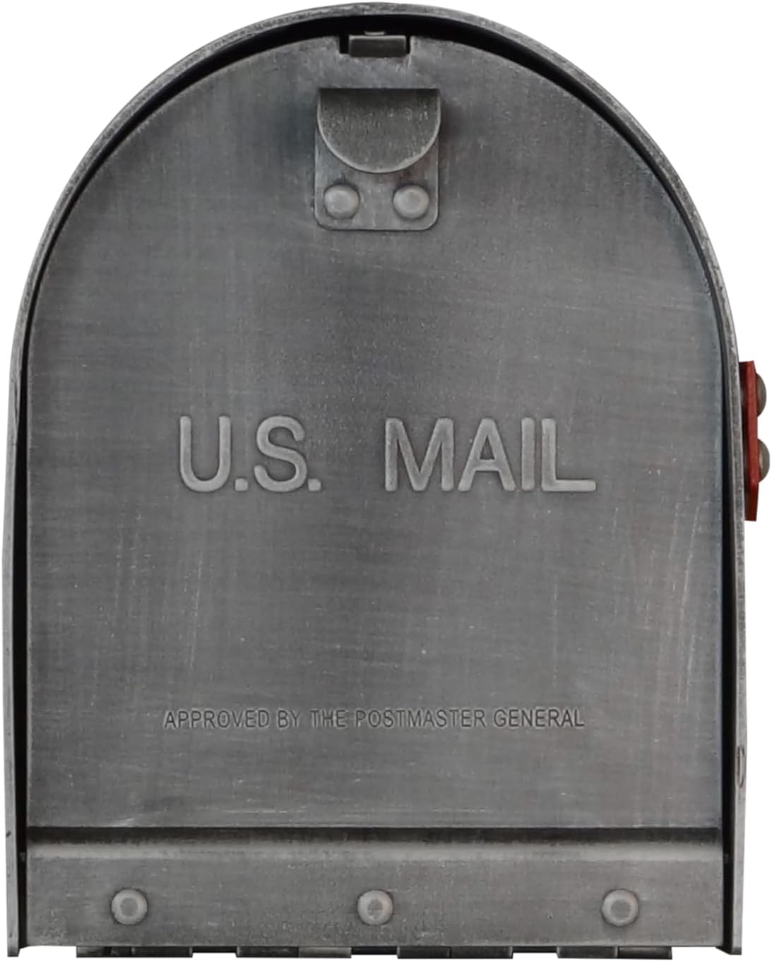 Special Lite Titan Steel Curbside Mailbox - Swedish Silver Steel Mailbox for Post Mount - SCH-1016-S-SW