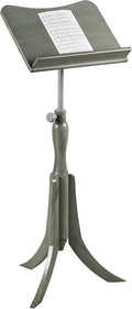 Touch of Class Parke Music Sheet Stand - Wooden - Gray - Adjustable - Wood Stands for Conductors - Library Lectern for Atlas, Dictionary - Auditorium, Meeting Room, Classroom for Speeches