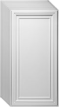 Art3d Drop Ceiling Tiles 12 Pack, 24x48 3D Textured PVC Ceiling Tiles 2x4 for Interior Decoration, Covers 96 sq.,ft, for Home, Office, Store, Rectangular White