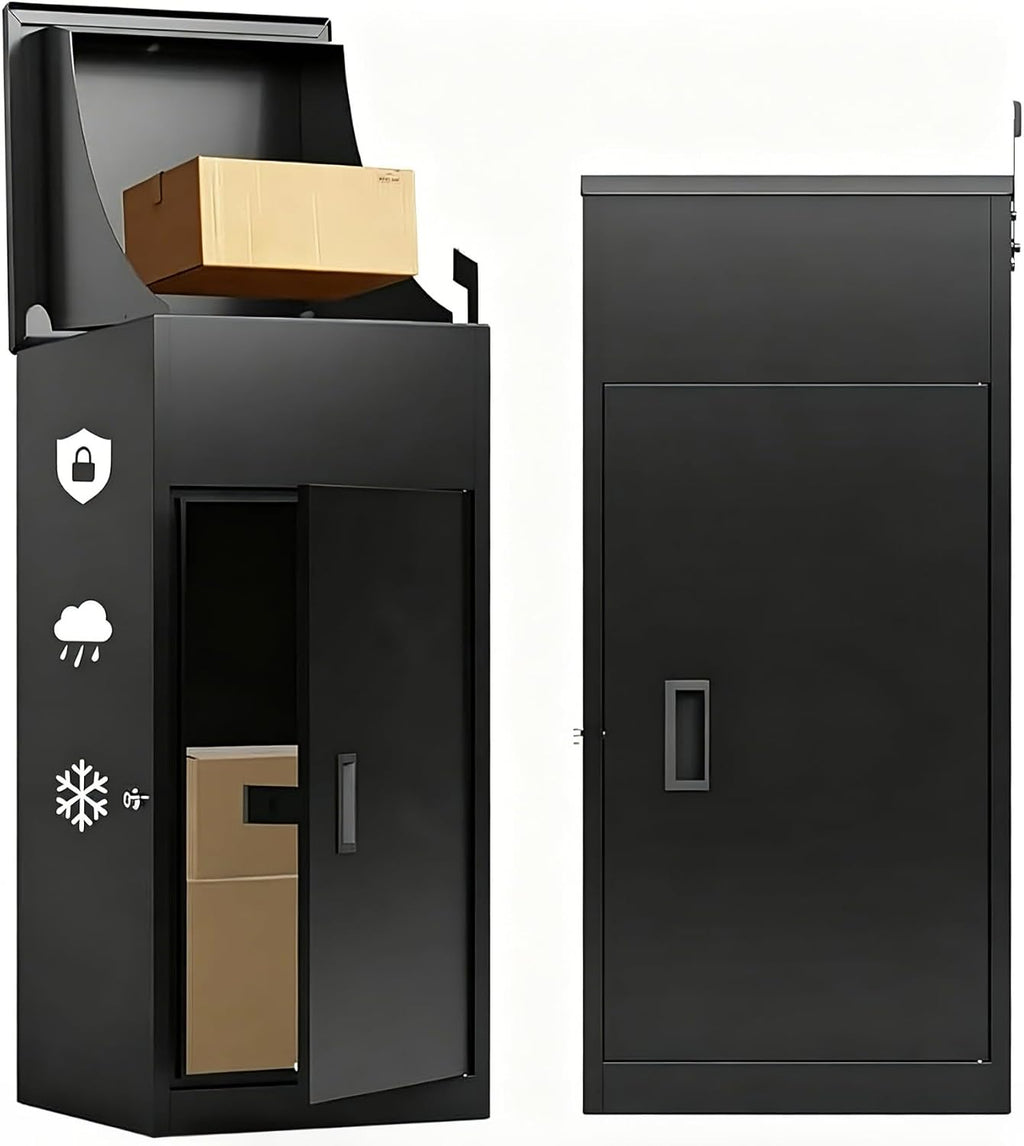 Package Delivery Boxes for Outside Anti-Theft and Waterproof 36.4'H Large Parcel Drop Box Outdoor for Yard Garden Patio Home Porch Curbside