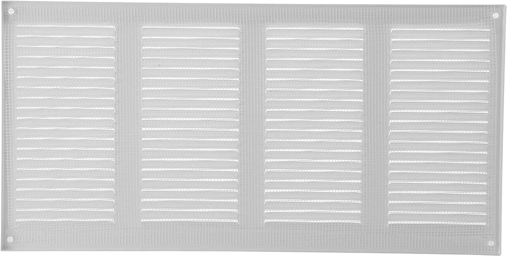 Vent Systems 16' x 8' Inch (Overall Dimensions) Pack of 10 - White - Air Vent Cover Metal Air Return Grill with Built-in Mesh Guard Screen HVAC Vent Duct Cover for Home Improvement