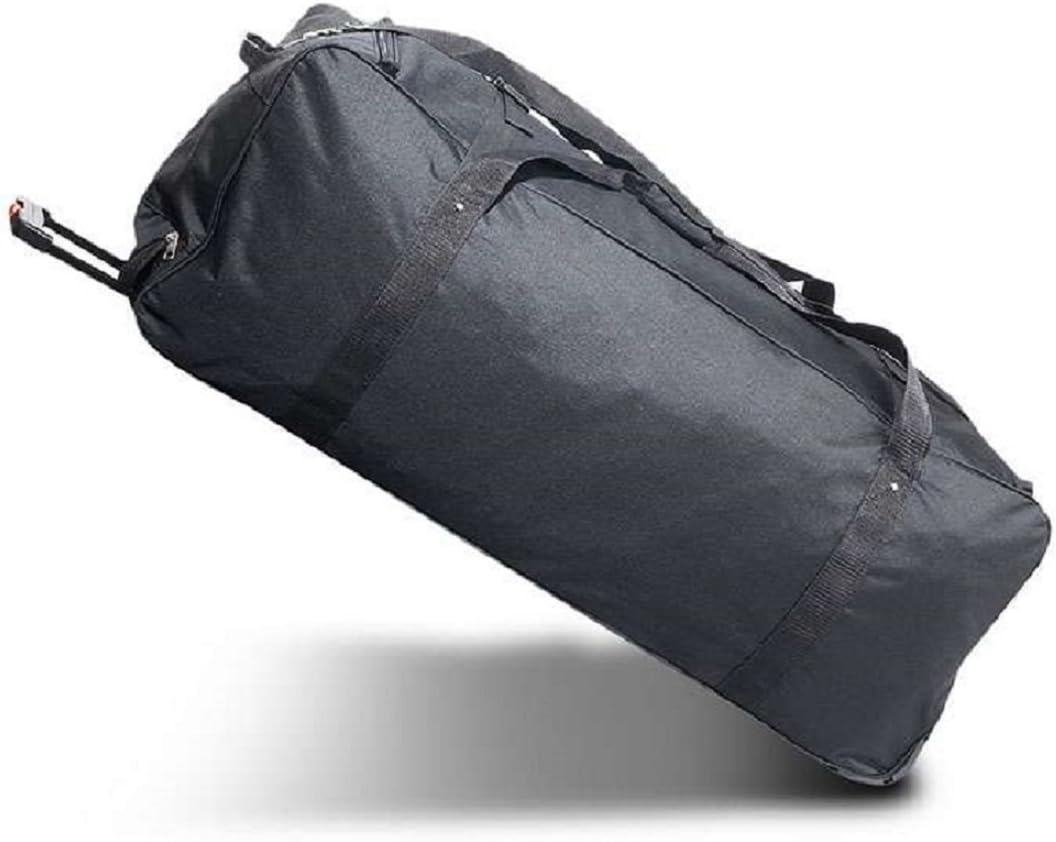 Everest Wheeled Duffel 42-Inch Travel Gear Luggage Sports Gym Bag(Black,42-Inch)