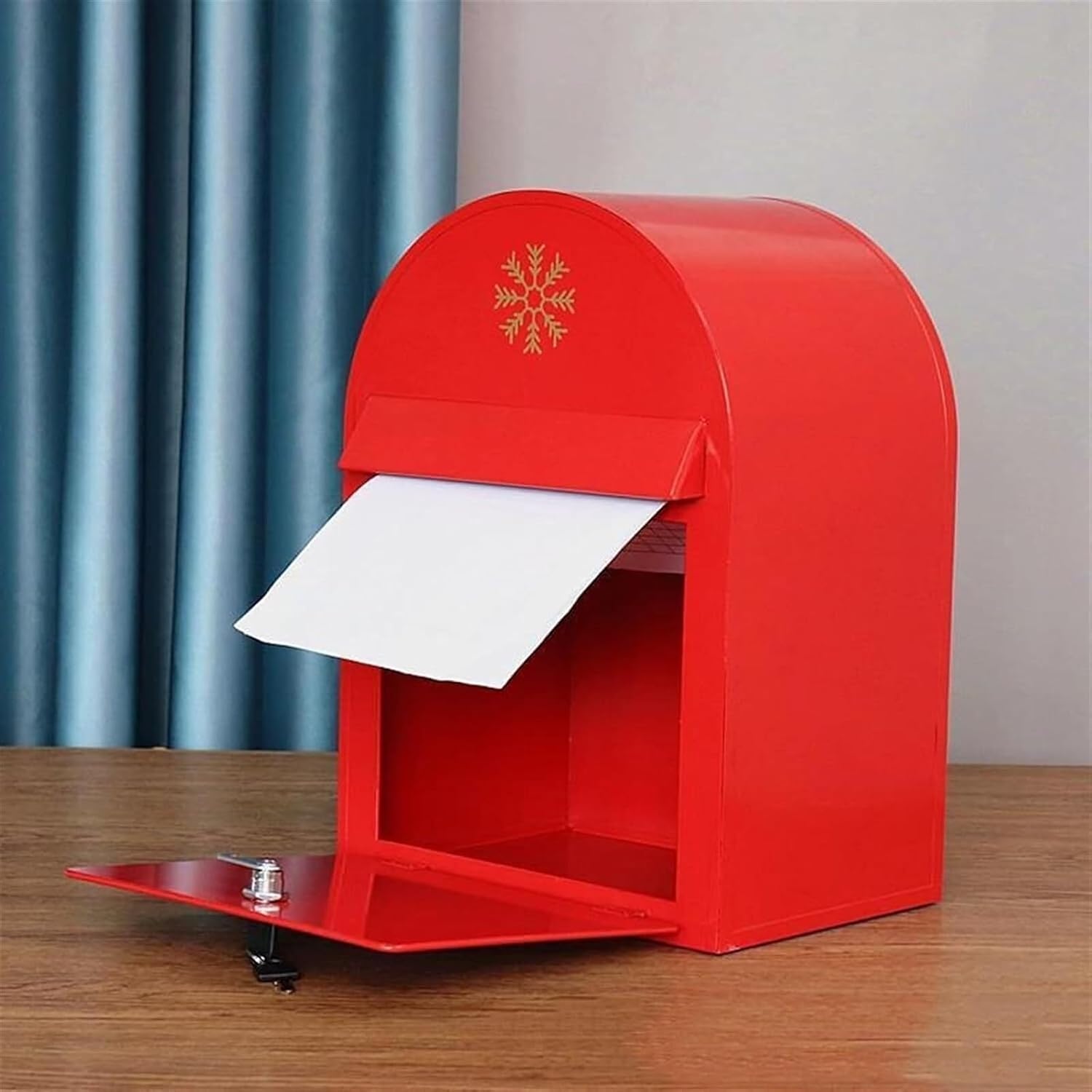 Drop Box Mailbox Modern Postbox Delivery Letterbox Letterbox for All Small Packages Magazines Post Mail Letter Outdoor Letter Box(Green)