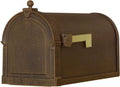 Special Lite Berkshire Curbside Mailbox - Copper Aluminum Mailbox for Post Mount - SCB-1015-CP