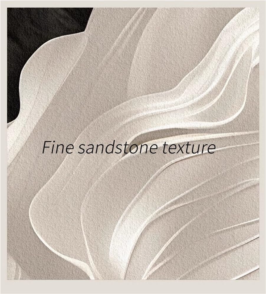 Abstract Wall Art with LED Lights, Modern Artwork for Walls, Plug-in Power Supply Sandstone Painting, Wall Hanging for Entrance, Living Room, Corridor, Office(C,55.1 * 27.6in)