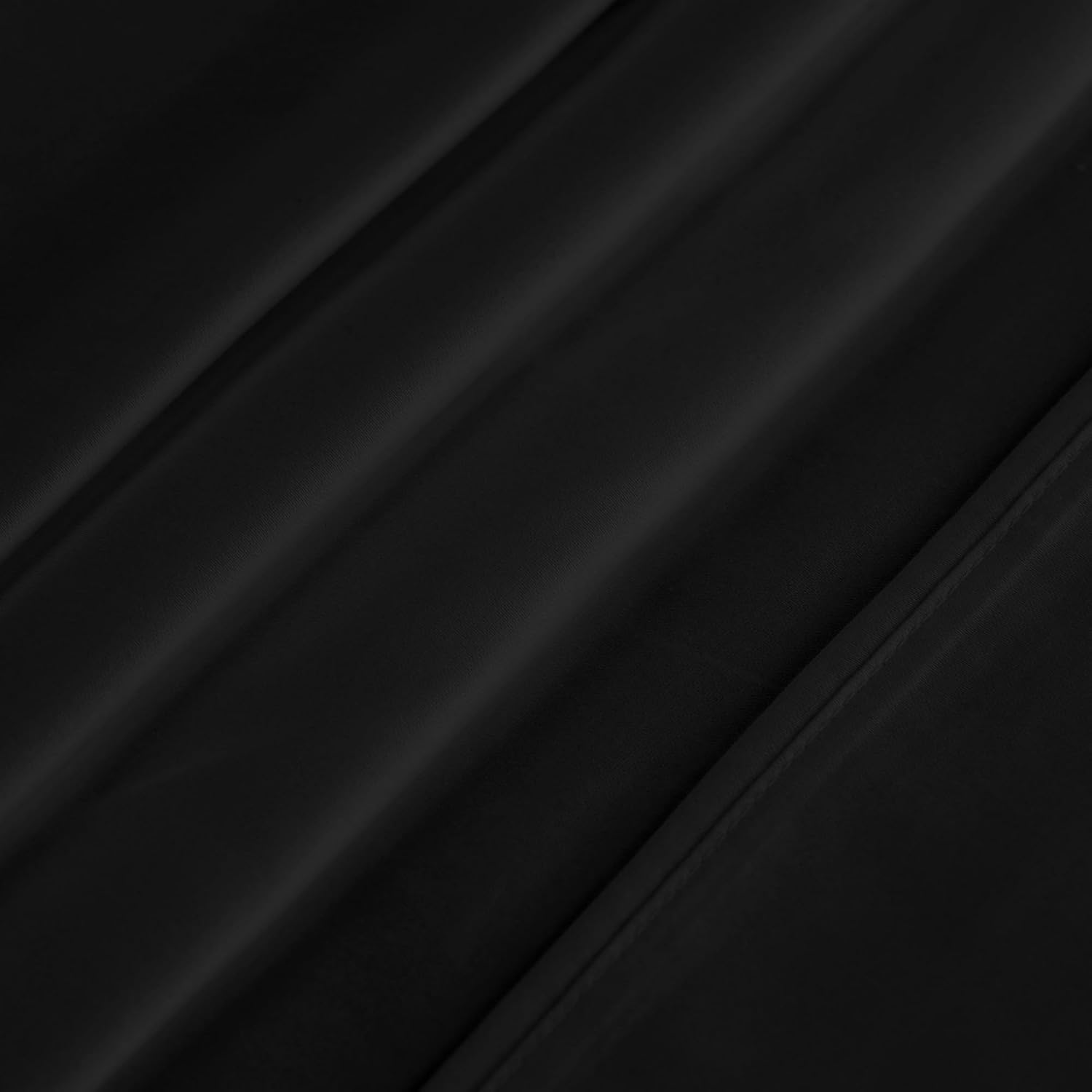 Superior Egyptian Cotton 300 Thread Count Bed Sheet Set, 2 Elastic Deep Pocket Fitted Sheets, 1 Flat Sheet, 2 Pillowcases, Daily Soft Sheets, Luxury, Plush, Home Essentials, Split King, Black