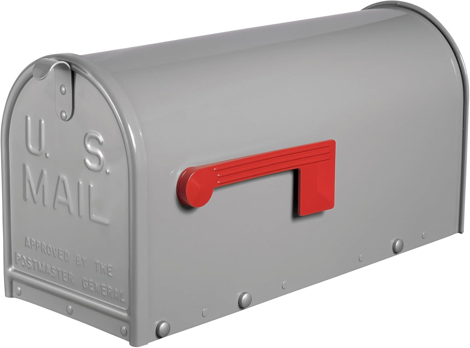 Janzer Post with Mailbox (Black Post with Grey Mailbox)