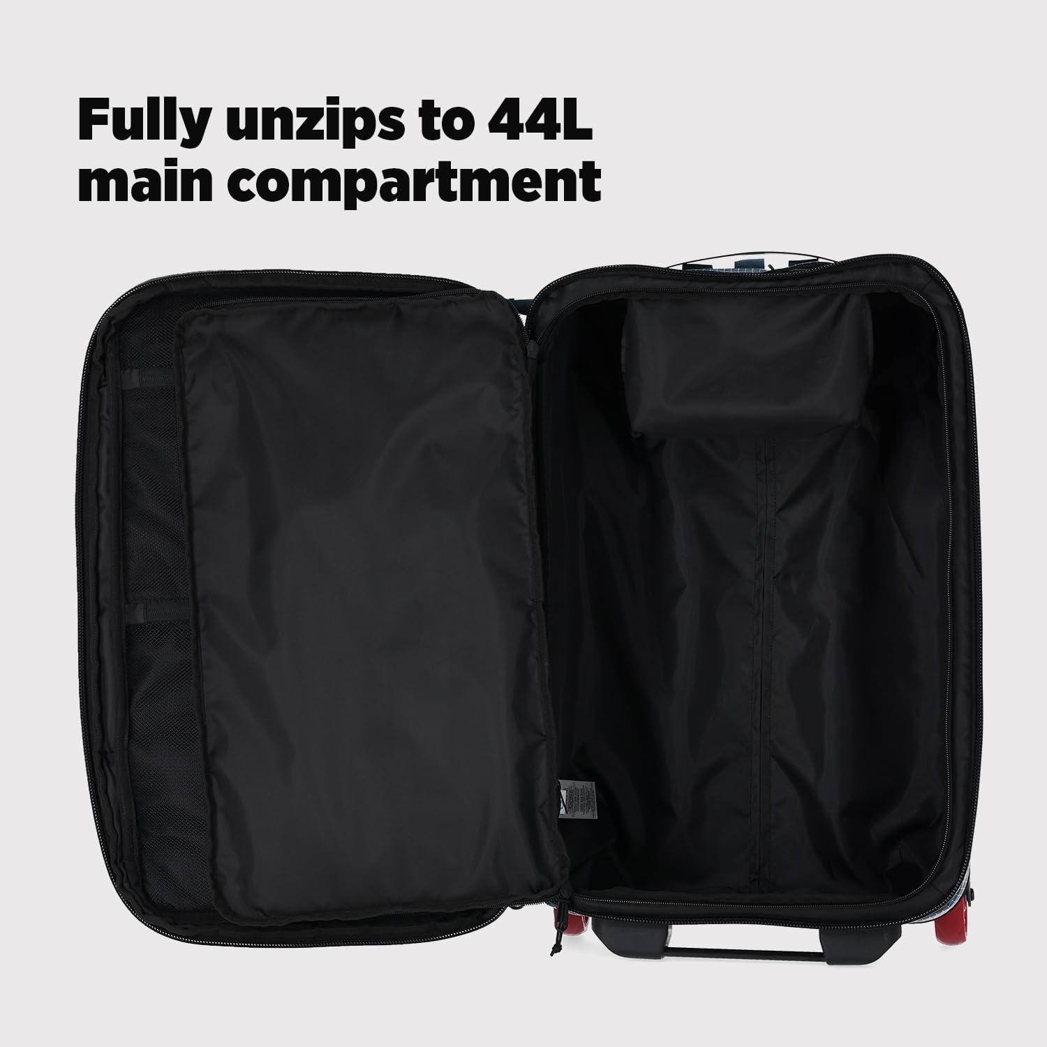 Topo Designs Apex Global Travel Roller Bag, Nylon Ripstop Fabric, Weatherproof Carry-on Rolling Suitcase, Made with 100% Recycled Materials