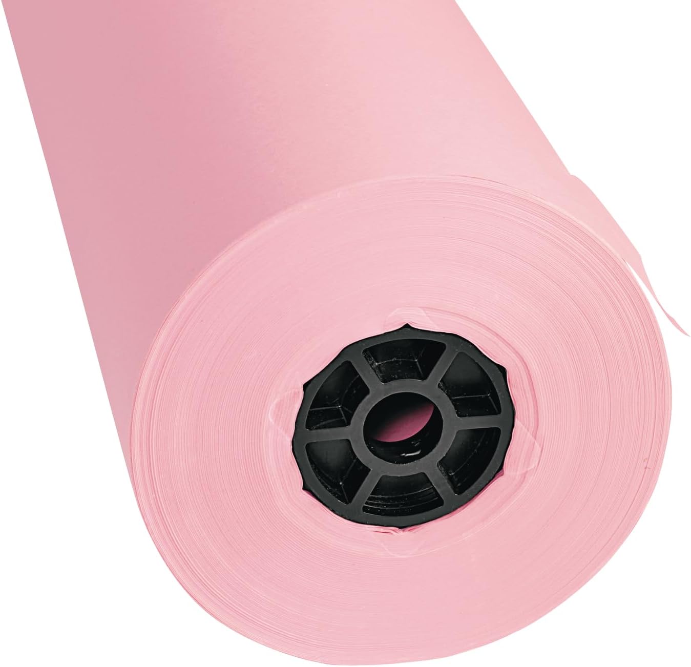Colorations Dual Surface Paper Roll, Pink, 36' x 1000', Textured Paper, Classroom Craft & Art Supplies, Bulletin Board, Gift Wrapping, Chalkboard Wallpaper