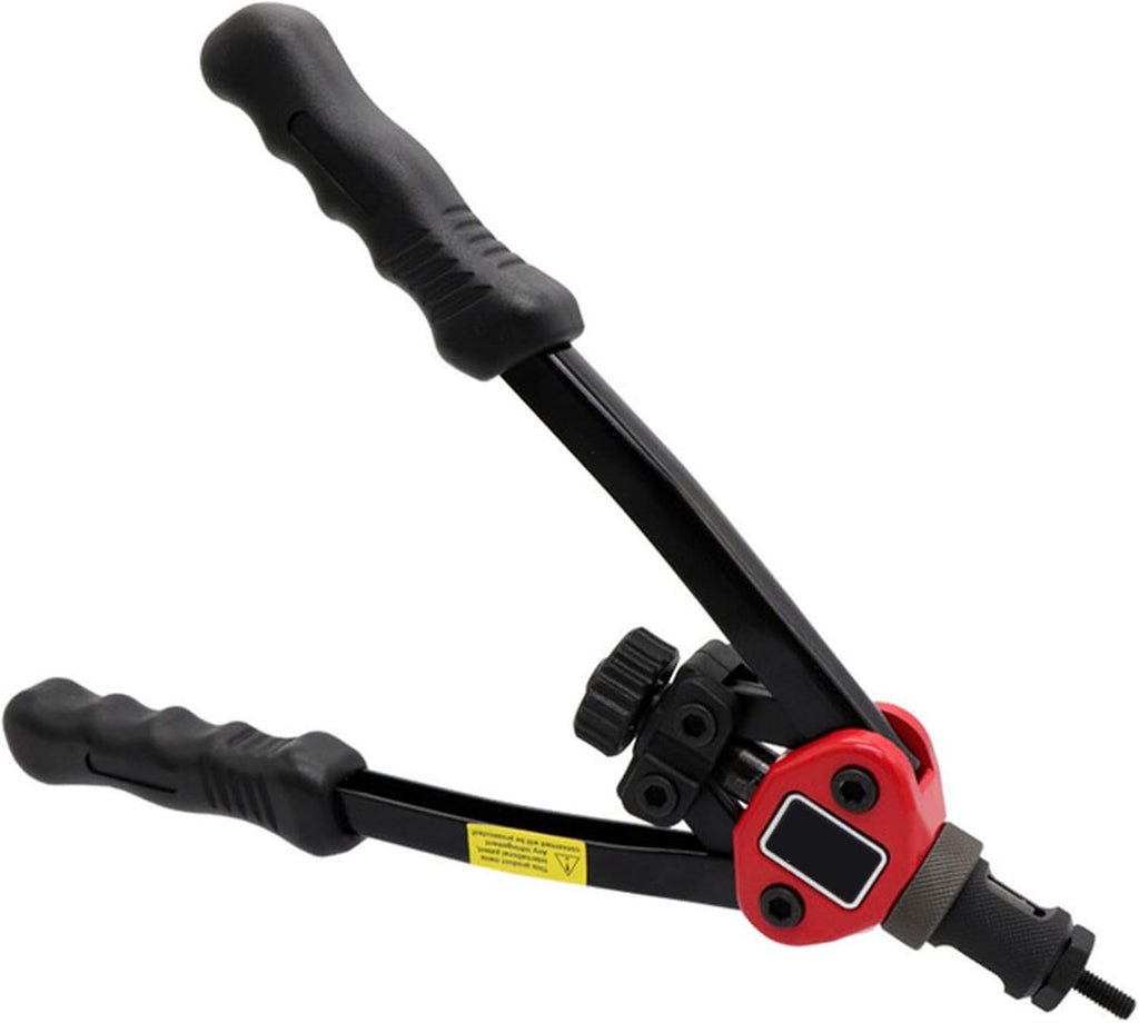 11' Heavy Duty Hand Rivet Nut Gun, Hand Rivet Nut Gun Rivet Nut Thread Setter Kit M3 M4 M5 M6 M8 Riveting Tools with 50Pcs Nuts Setting System for Metal, Wooden And Plastic