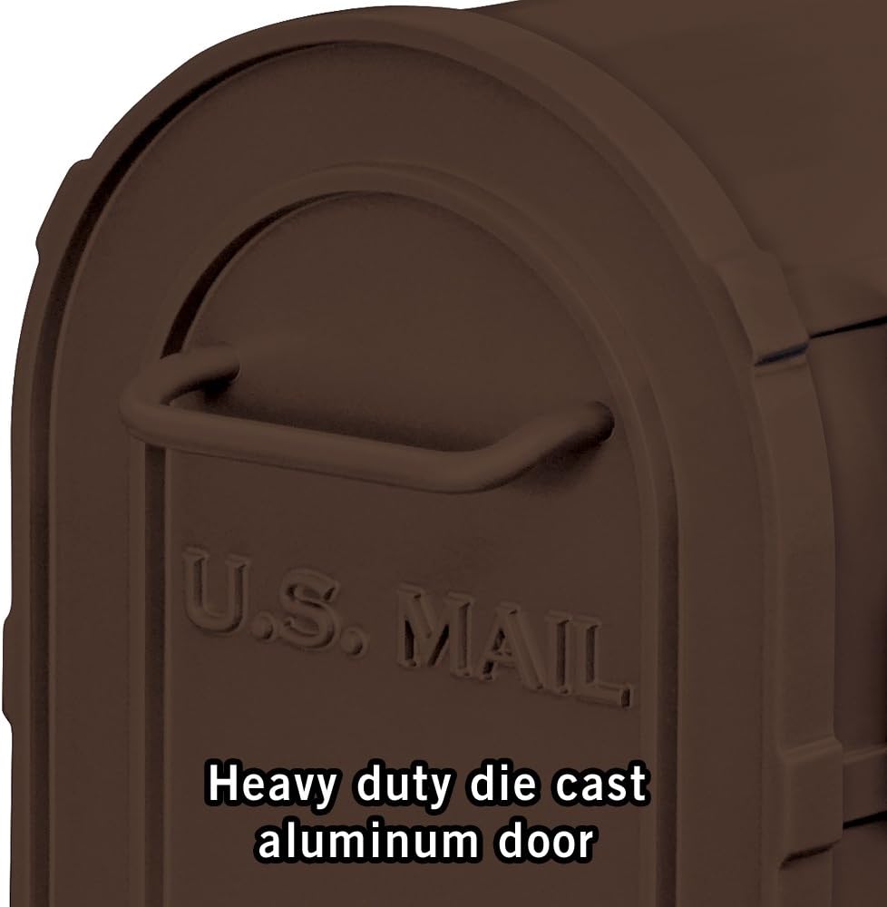 Rural Mailbox, Antique, Bronze