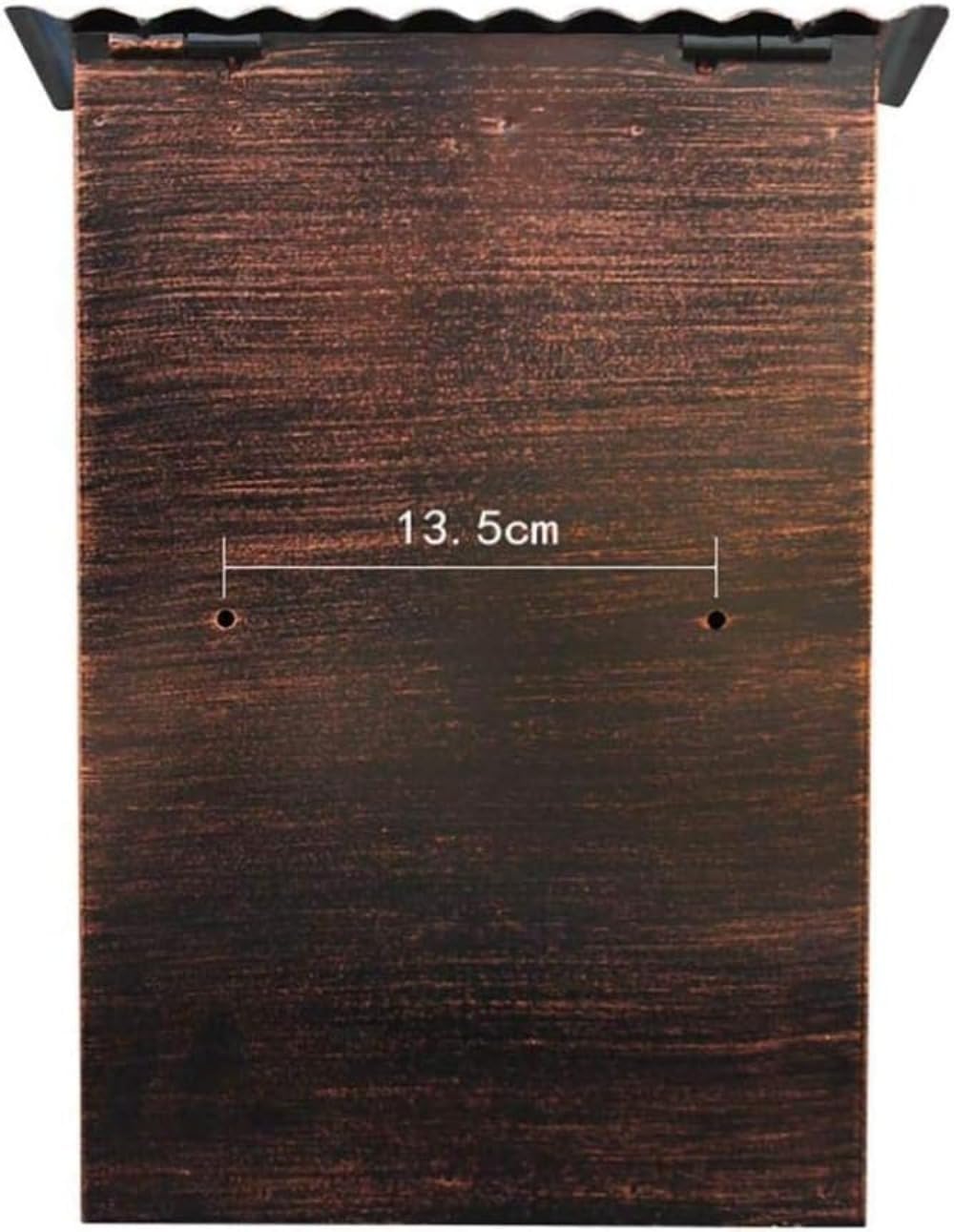Vintage Wall Mounted Mailbox Letterboxes Lockable Heavy Duty Secure Letter Mail Box Weatherproof Rustproof Post Box with 2 Keys for Villa School Office