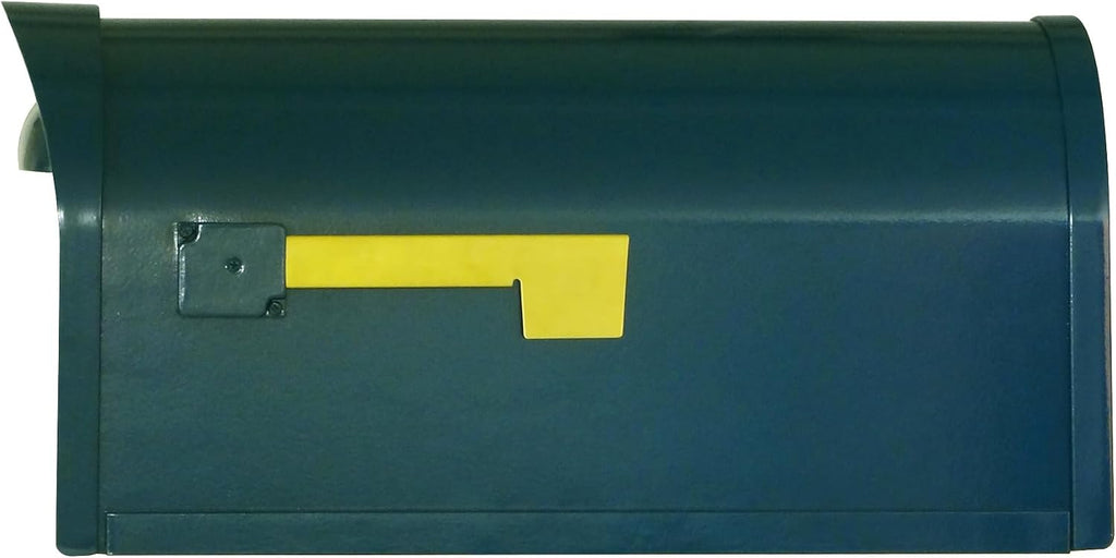 Special Lite Modern Dylan Curbside Mailbox - Blue Aluminum Mailbox for Post Mount - SCD-1008-BLU
